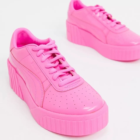 cali wedge puma pink